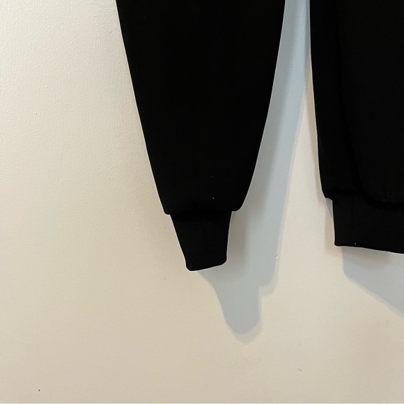 Theory Black Wrap Style Sleeveless Jogger Jumpsuit women’s size 4 cocktail Odila - Picture 6 of 10